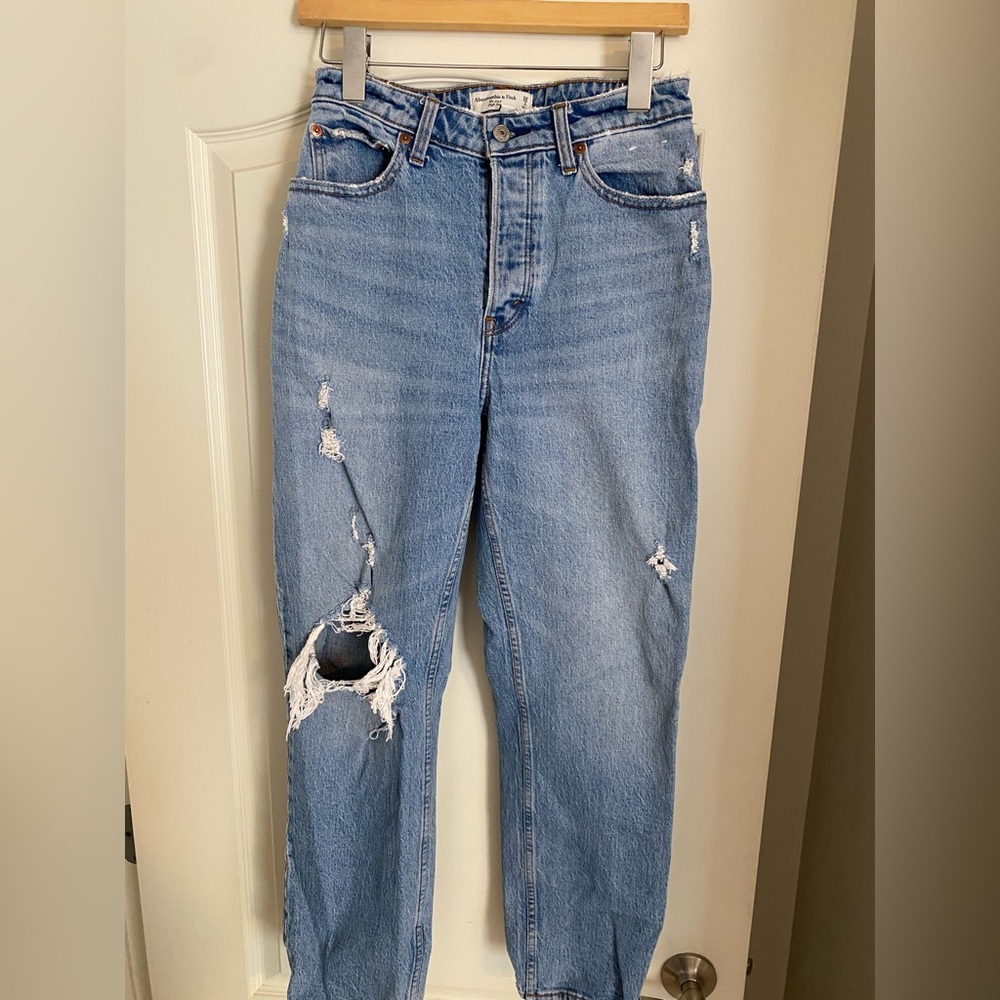 size 26/2short, Abercrombie dad high rise jeans